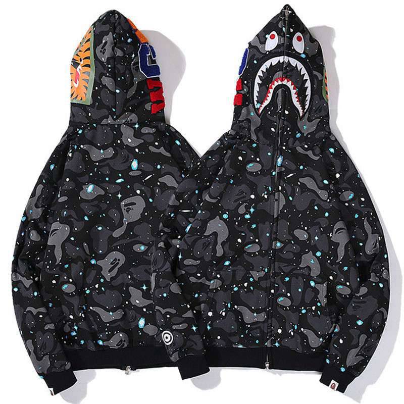 Hot Hoodie Cotton Splice Jacket Coats Camo Cool Sweatshirts 25th Annivers - Image 2