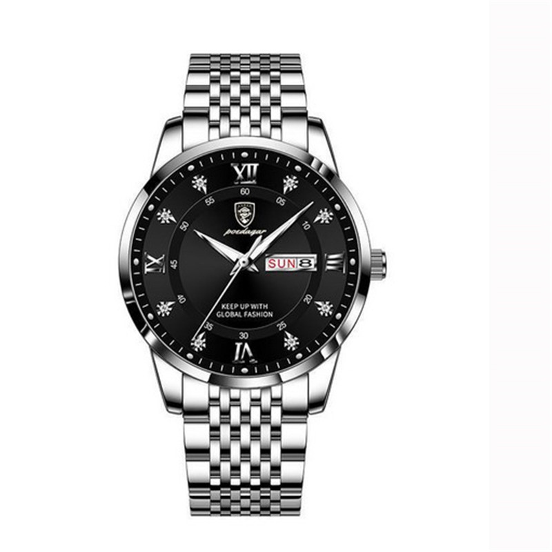 ZZ Men's Watch New Men's Watch Waterproof Luminous Calendar Quartz Wrist Watch - Image 4