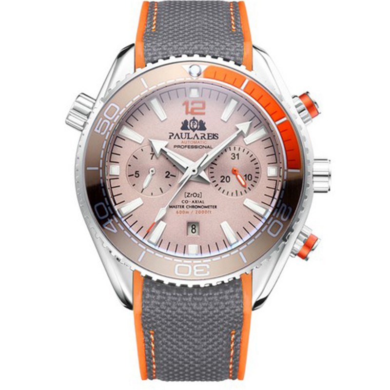 ZGAutomatic Mechanical Luminous Canvas Rubber Band Men's Watch - Image 3