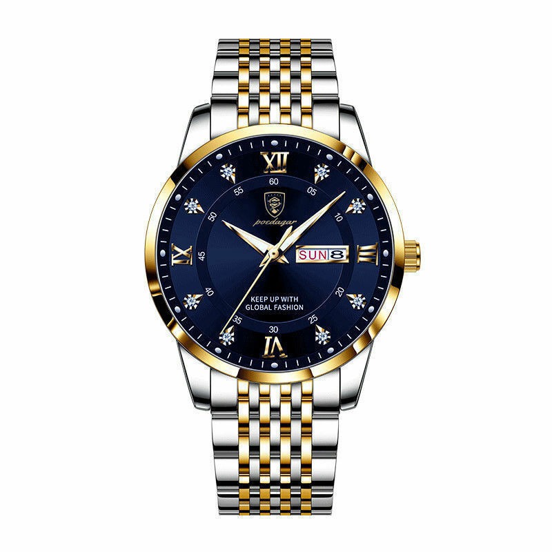 ZZ Men's Watch New Men's Watch Waterproof Luminous Calendar Quartz Wrist Watch - Image 7