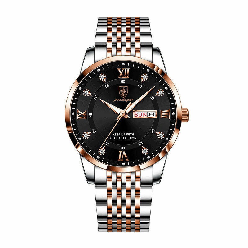 ZZ Men's Watch New Men's Watch Waterproof Luminous Calendar Quartz Wrist Watch - Image 10