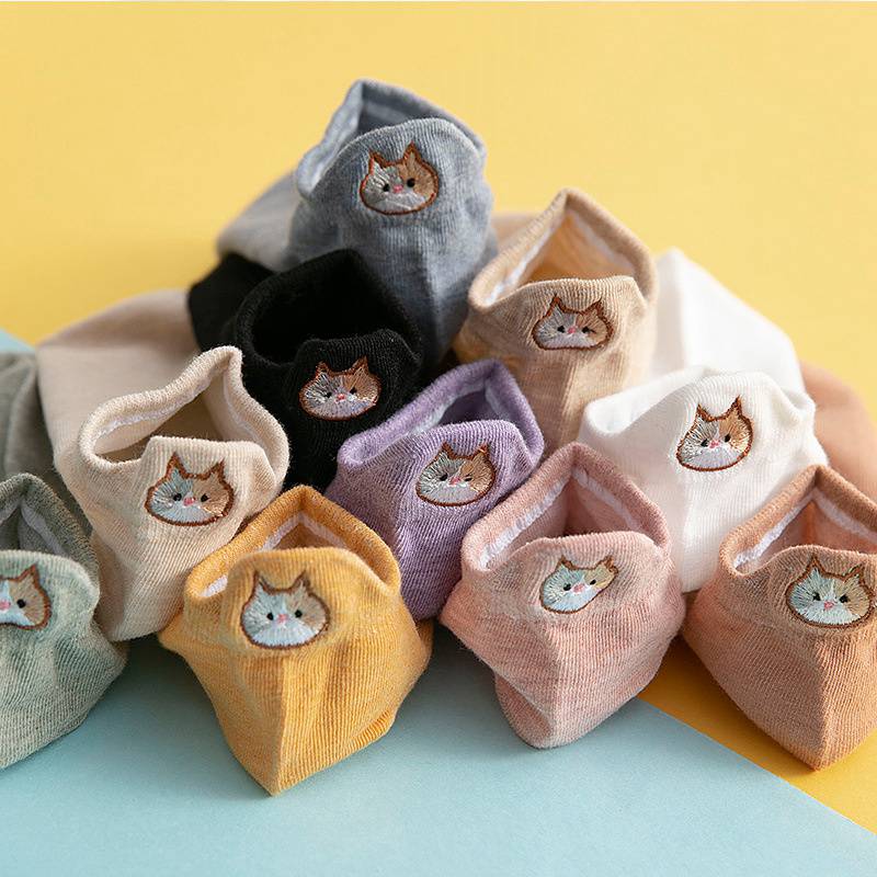 Socks Women's Socks Low-Cut Spring and Summer Cute Japanese Style Low-Top Cotton Socks Short Korean Style Low Cut Socks Women's Ins Fashion Personality - Image 14