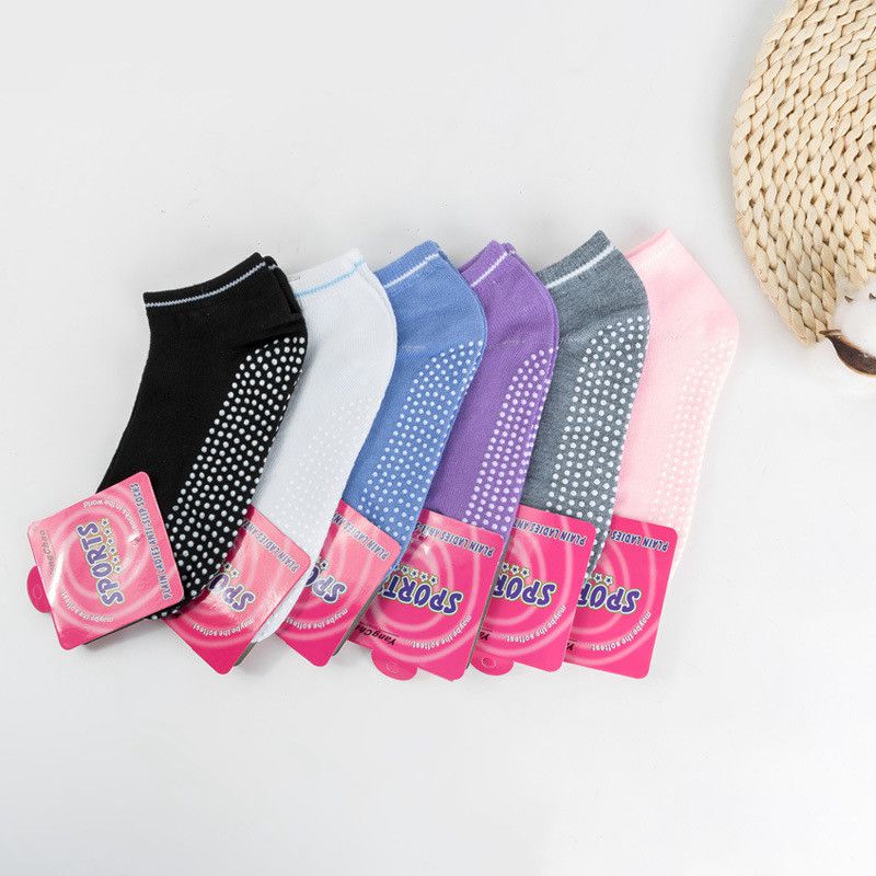 Yoga Socks Sports Gym Non Slip Ballet Exercise Grip Cotton Pilates For Women - Image 2