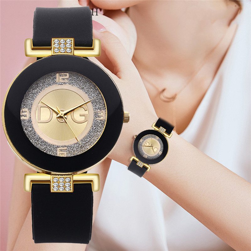 ZZ Ladies Wrist Watches Quartz Analogue Women's Fashion Casual Crystal Watch