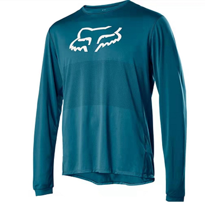 New Men's FOX Cycling Jersey DH MTB Off Road Racing Clothing Long sleeve tops - Image 2