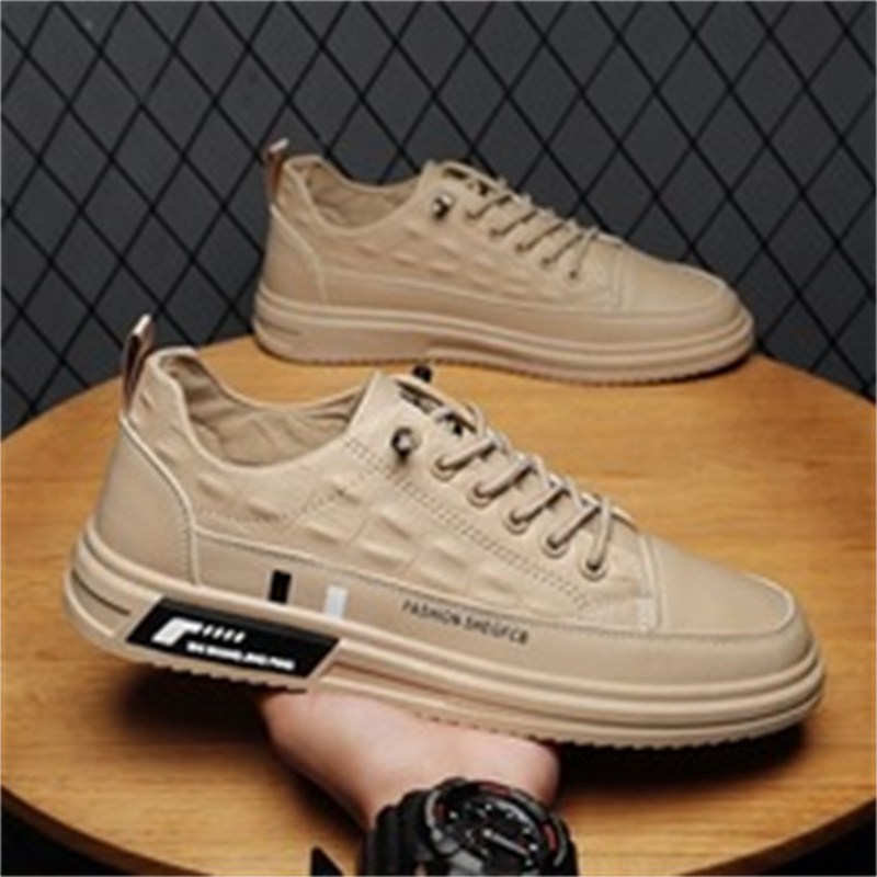 Fall Men's White Shoes 2024 New Casual Shoes Korean Trendy Wild Sneakers Youth Sports Fashion Shoes Men