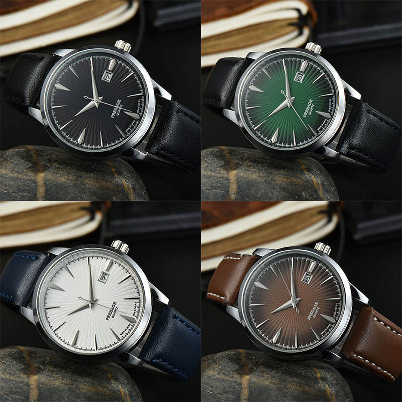 Seiko Men's Business Casual Stainless Steel Six-Pin Calendar Men's Quartz Watch Hot Sale Watch