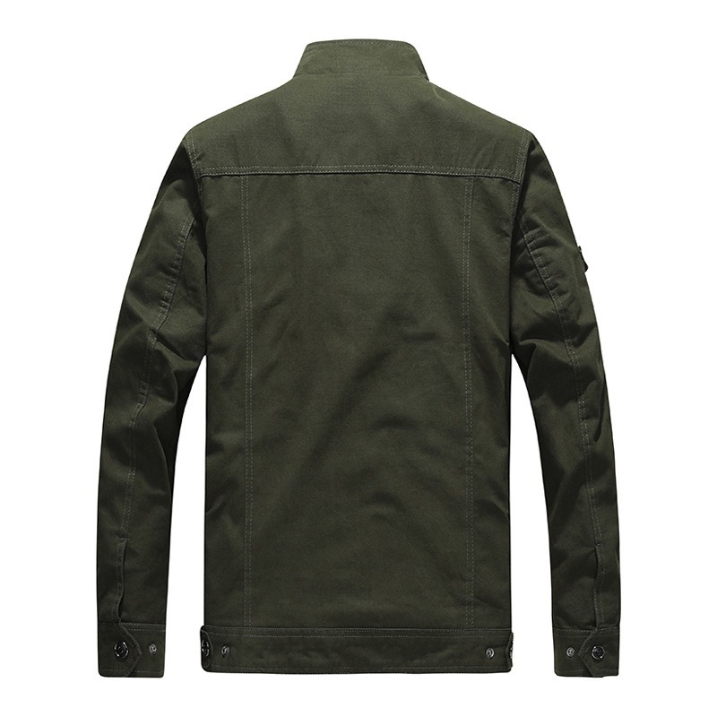 Cross-Border Supply Cotton Jacket Men's Spring Thin Large Size Men's Jacket Military Suit Jacket Men's Air Force No. 1 - Image 2