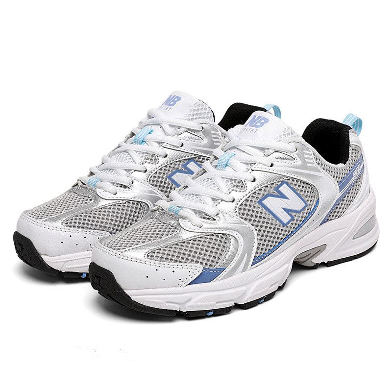 New Balance 530 White Silver Navy Sports Casual Mesh Soft Fashion Trainers Shoes NB530 - Image 2