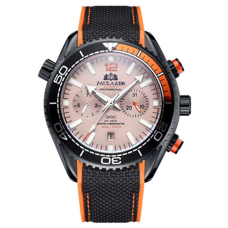 ZGAutomatic Mechanical Luminous Canvas Rubber Band Men's Watch - Image 10