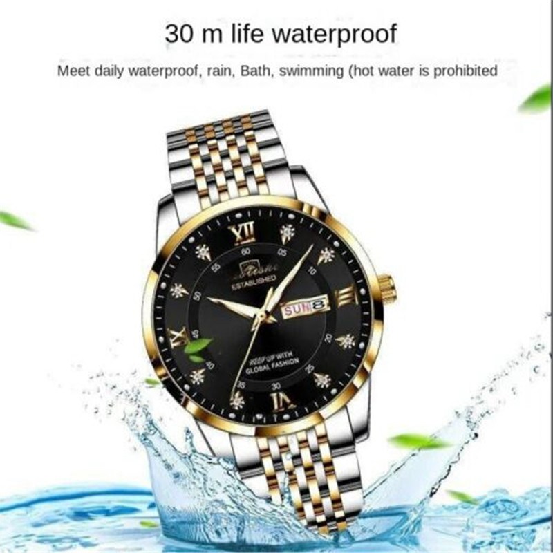 ZZ Men's Watch New Men's Watch Waterproof Luminous Calendar Quartz Wrist Watch - Image 11
