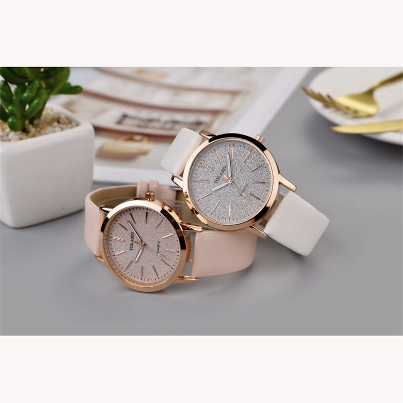 ZZ Womens Ladies Watches Wrist Watch Snow Analogue Quartz Fashion Leather Strap - Image 3