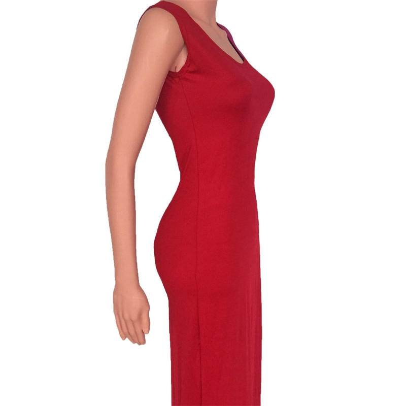 Amazon Wish Best Selling Women's Clothes 21 Color Size 6 Elegant Sexy Vest Long Dress Fashion Dress EBay Popular - Image 2