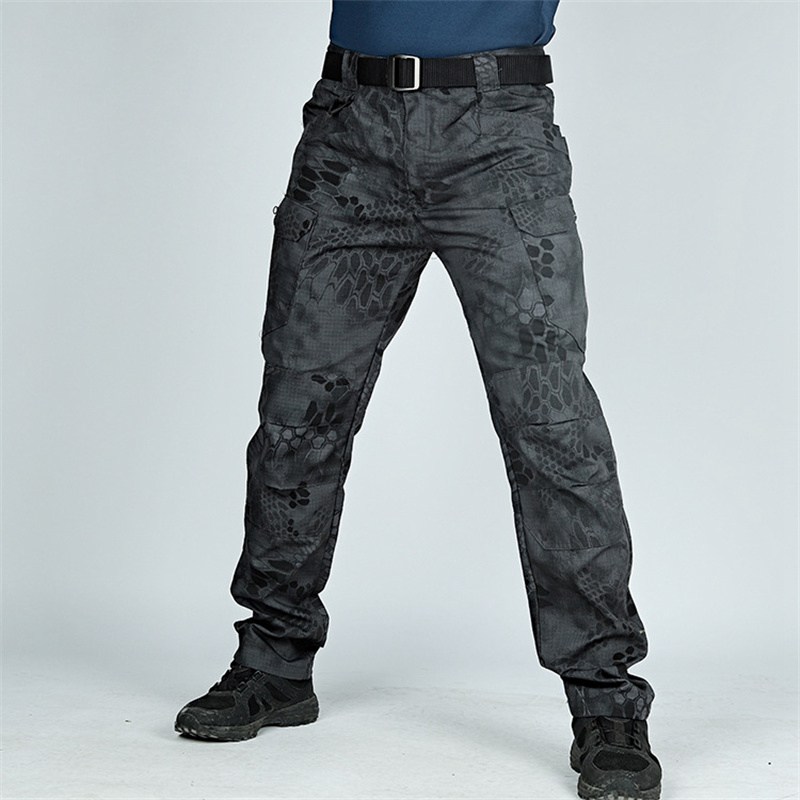Ix7 Tactical Pants Men's Trousers Special Forces Camouflage Pants Outdoor Training Pants Autumn and Winter Climbing Pants Wear-Resistant Consul - Image 2