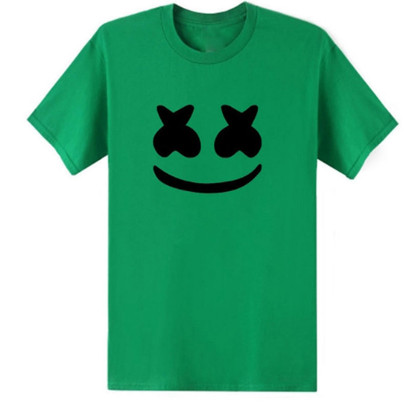 Men's T-shirt Cotton Candy Smiley Face Pattern Printed Casual Short Sleeve Men's T-shirt - Image 2