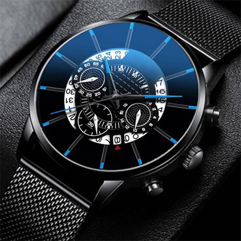 ZZ Mens Army Military Wrist Watch Stainless Steel Quartz Date Analog Sports Watches - Image 2