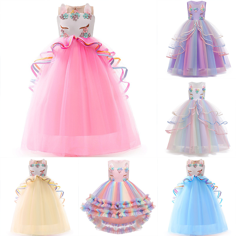 Vintage Flower Girls Dress Children Princess Party Pageant Long Gown Kids Dresses for Girls Formal Clothes - Image 19