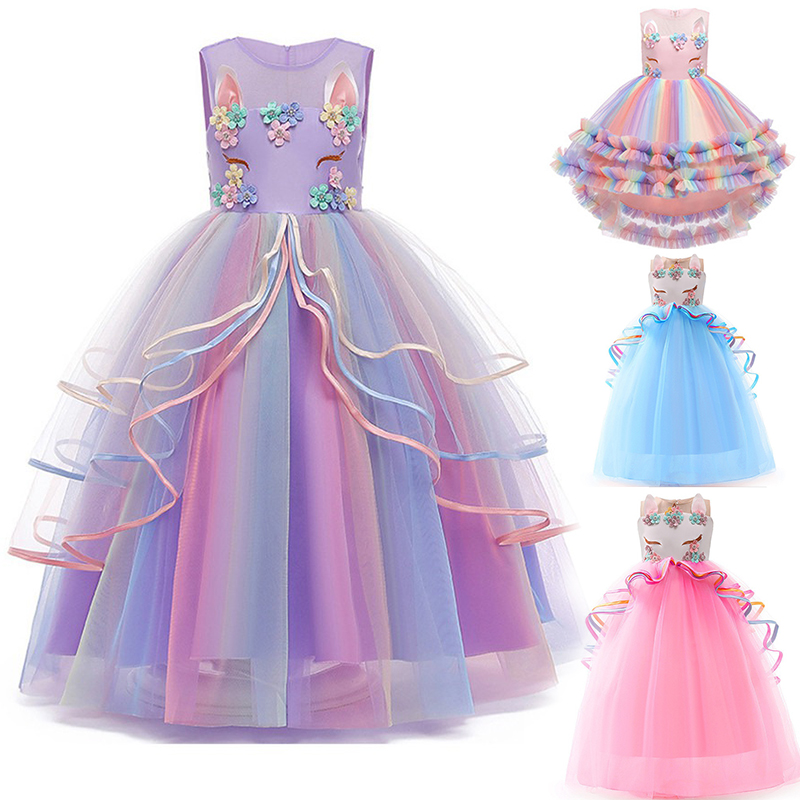 Vintage Flower Girls Dress Children Princess Party Pageant Long Gown Kids Dresses for Girls Formal Clothes - Image 17