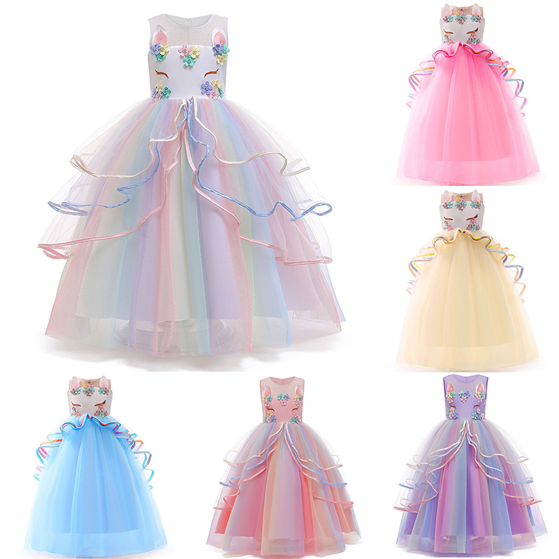 Vintage Flower Girls Dress Children Princess Party Pageant Long Gown Kids Dresses for Girls Formal Clothes - Image 18