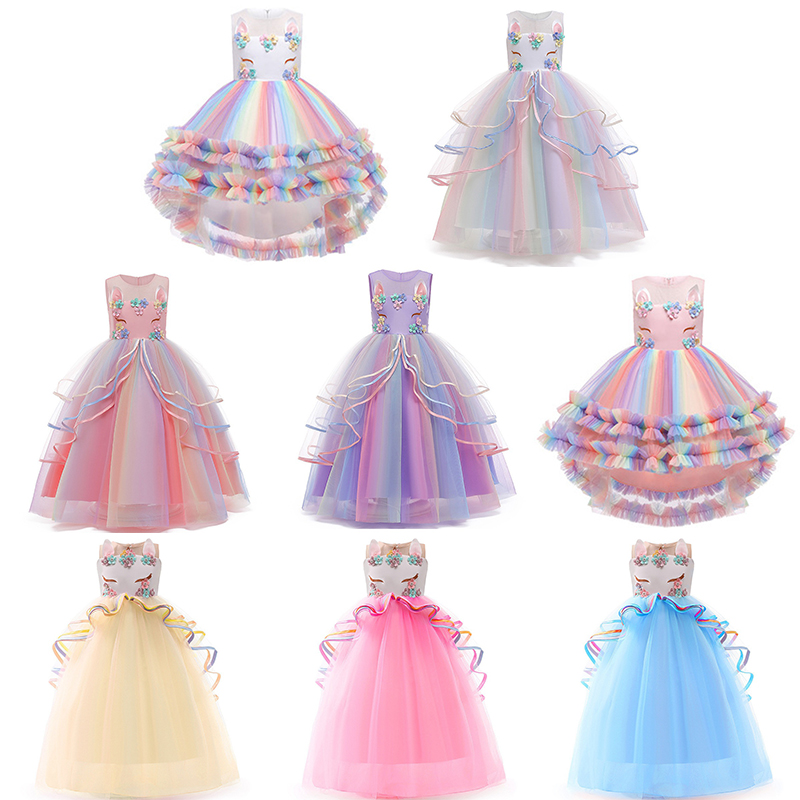 Vintage Flower Girls Dress Children Princess Party Pageant Long Gown Kids Dresses for Girls Formal Clothes - Image 20