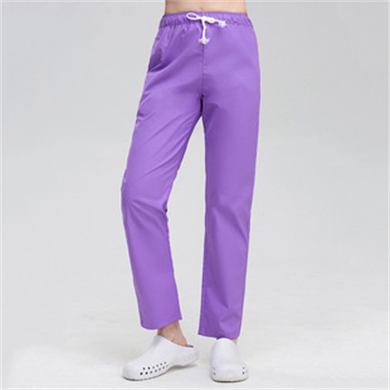 Nurse Pants Elastic Waistband Tether Dental Dentist Pants Nurses' Uniform plus Size Lab Work Pants - Image 4