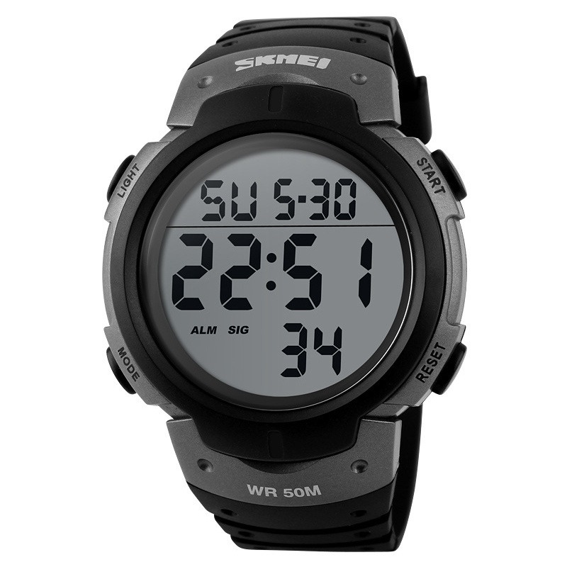 ZZ SKMEI Mens LED Digital Sport Watches Military Stopwatch Waterproof Date Watch UK - Image 3