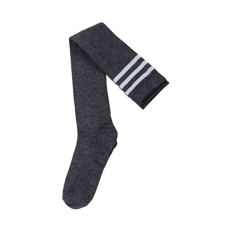 Factory Direct Sales Harajuku Three Bars Striped Knee High over-the-Knee Socks Preppy Style Perform Dance Women's Cotton Socks Socks - Image 3