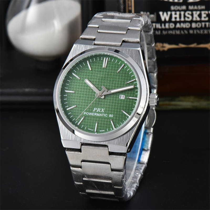 Tissot Three-Pin Men's Watch Steel Strap Watch Quartz Watch Hot Sale Fashion Calendar - Image 2