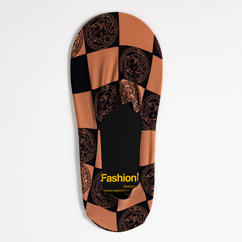 Socks Men's Boat Socks Summer Thin Ice Silk Socks Korean Style Low Top Invisible Socks Silicone Non-Slip Tight Ins Fashion - Image 3