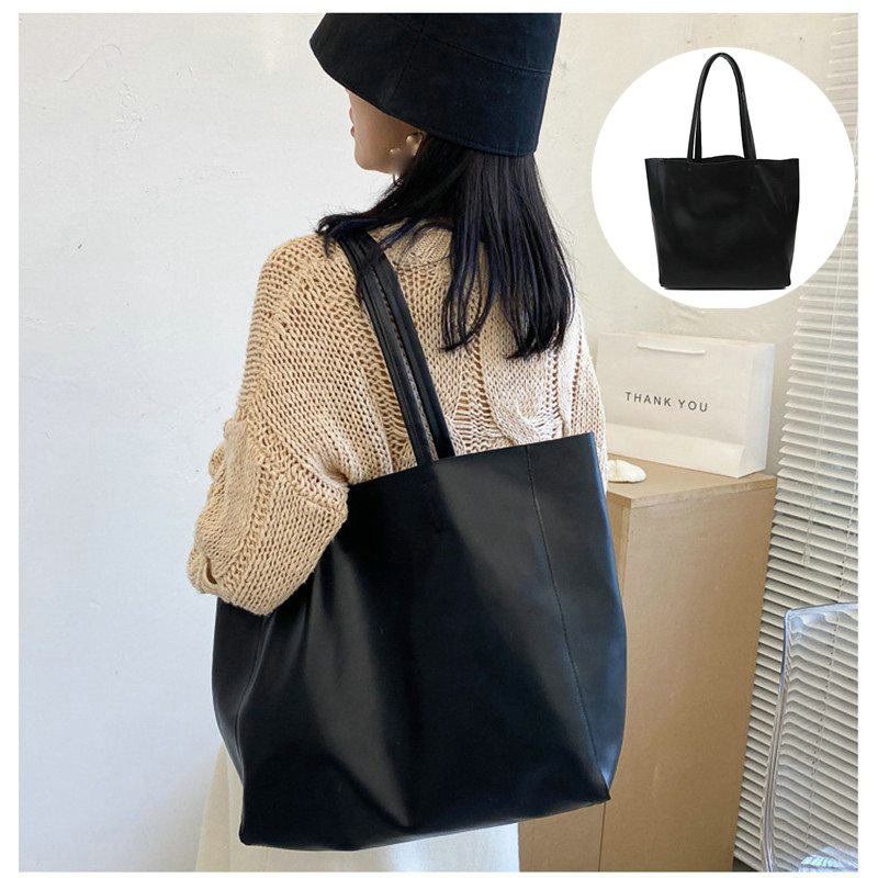 Large Women's Leather Style Tote Shoulder Bag Satchel Ladies Handbag - Image 31
