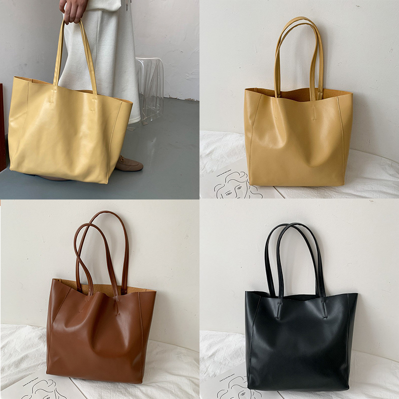 Large Women's Leather Style Tote Shoulder Bag Satchel Ladies Handbag - Image 23