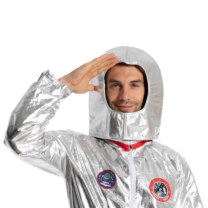 Silver Astronaut Costume Cosplay Men Women Costume Jumpsuits Astronaut Space Suit Adult Cosplay Costumes - Image 4
