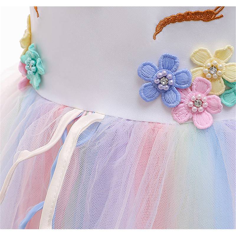 Vintage Flower Girls Dress Children Princess Party Pageant Long Gown Kids Dresses for Girls Formal Clothes - Image 7