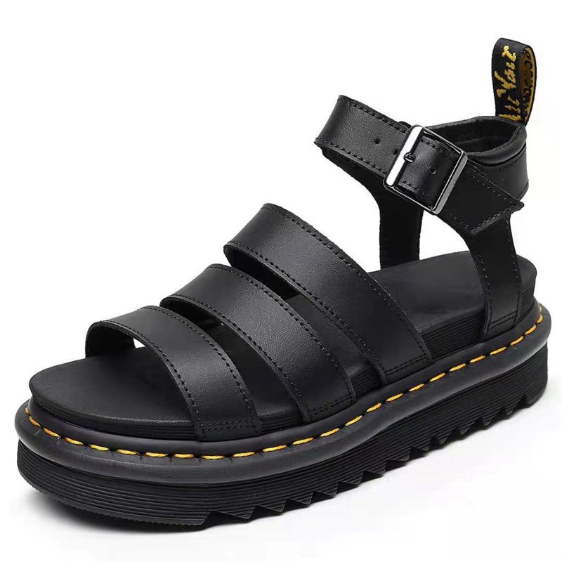Womens Chunky Sandals Thick Sole Strappy Flatforms Shoes Summer Gladiator Shoes