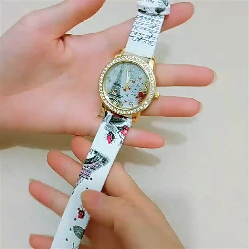 ZZ Ladies Girls Watch Crystal Quartz Womens Analogue Dress Leather Casual Gift - Image 6