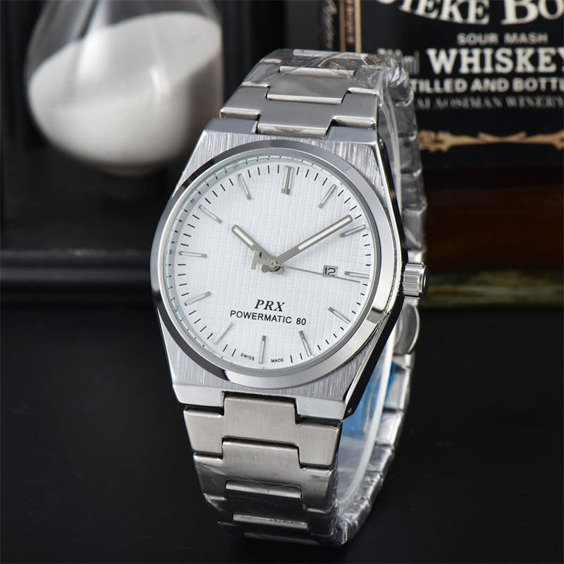 Tissot Three-Pin Men's Watch Steel Strap Watch Quartz Watch Hot Sale Fashion Calendar - Image 4