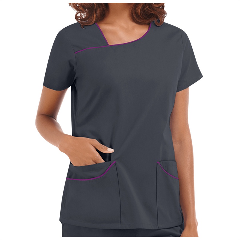 Amazon Operating Room Short Sleeve Hand Washing Suit Female Skin Management Nurses' Uniform Surgeon Disposable Protective Coveralls Work Clothes Female - Image 5