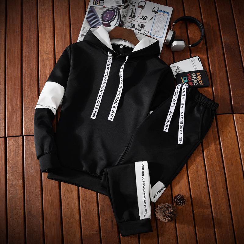 Spring Leisure Suit Men's Fashion Brand Sports Spring and Autumn Thin Set Clothes Sweater Trendy Handsome Korean Coat Men - Image 10