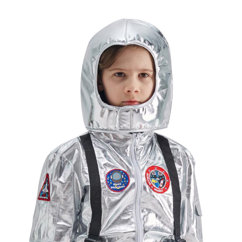 Silver Astronaut Costume Cosplay Men Women Costume Jumpsuits Astronaut Space Suit Adult Cosplay Costumes - Image 5
