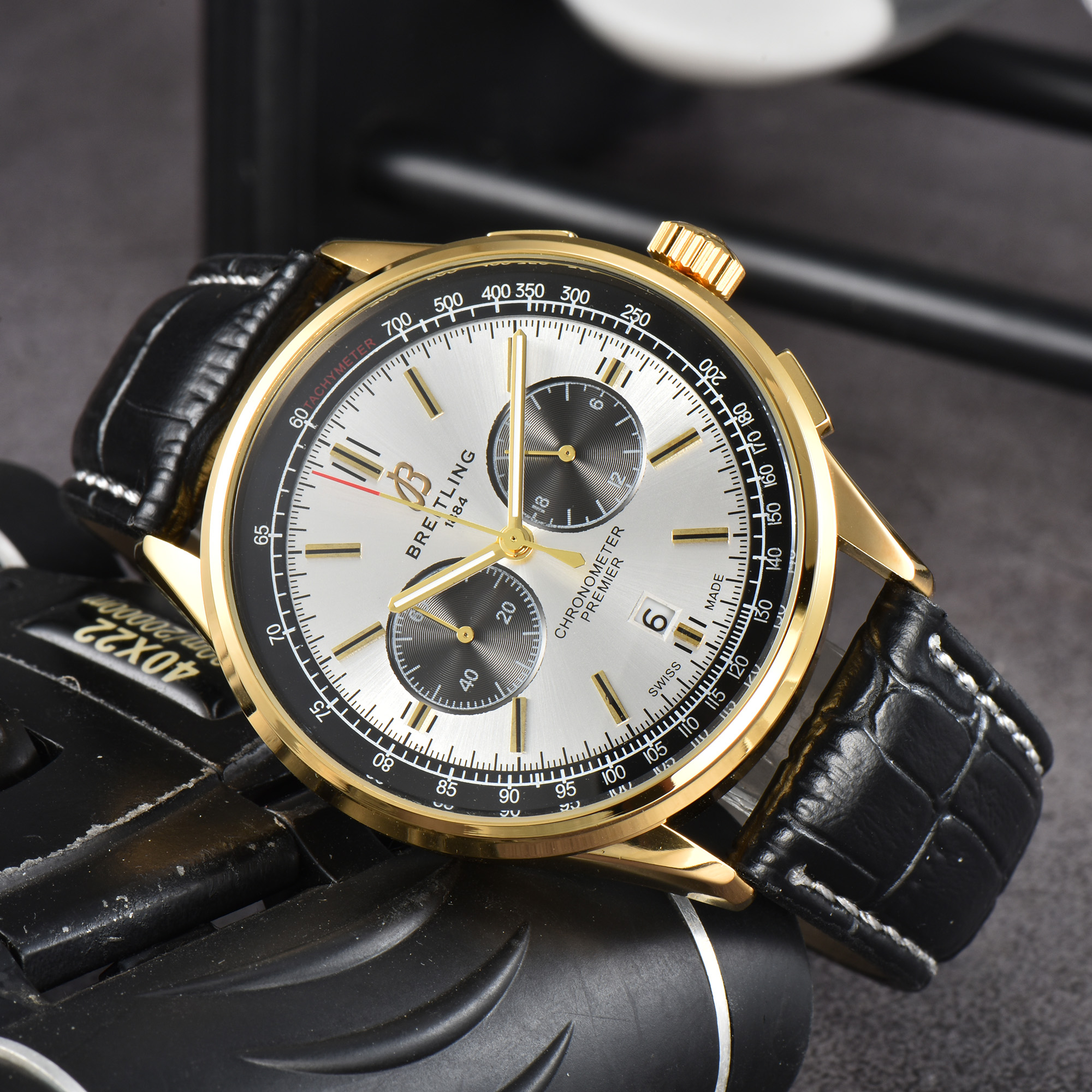 Breitling Premier B01 Chronograph 42 Men's Five Pin Multi Function Watch B Premier - Image 18