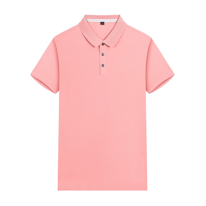 Short-Sleeved T-shirt Polo Solid Color Sports Quick-Drying Half Sleeve Polo Shirt Men's Clothing Factory Wholesale Advertising Shirt Printed Logo - Image 18
