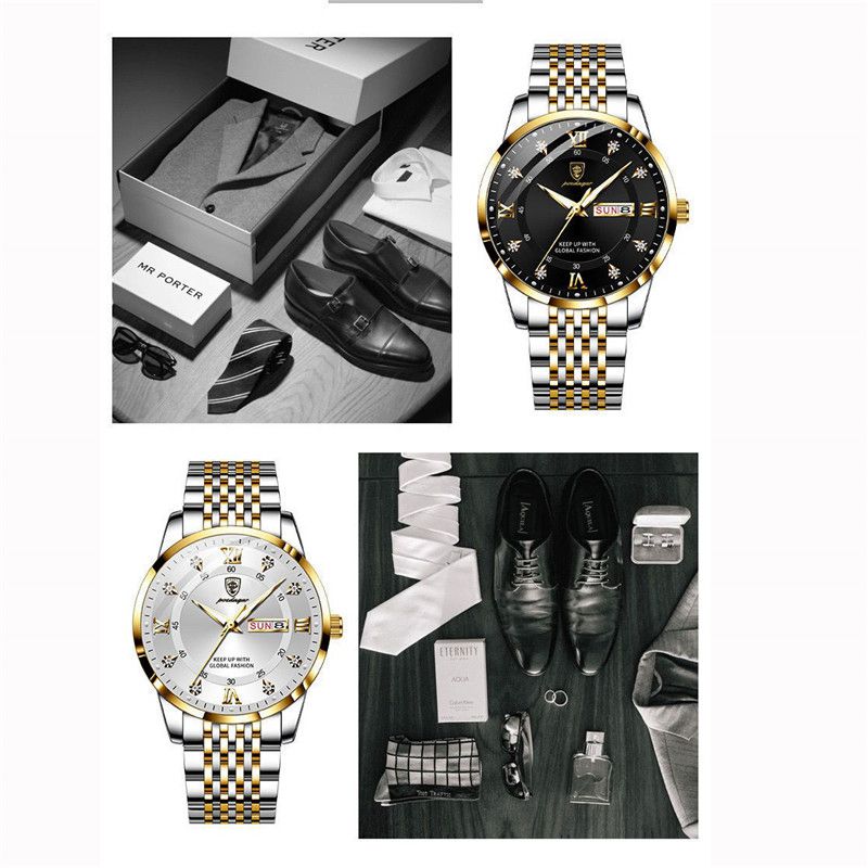 ZZ Men's Watch New Men's Watch Waterproof Luminous Calendar Quartz Wrist Watch - Image 17
