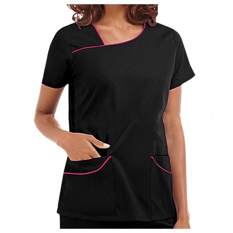Amazon Operating Room Short Sleeve Hand Washing Suit Female Skin Management Nurses' Uniform Surgeon Disposable Protective Coveralls Work Clothes Female - Image 8