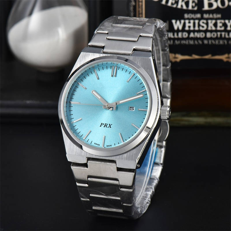 Tissot Three-Pin Men's Watch Steel Strap Watch Quartz Watch Hot Sale Fashion Calendar - Image 8