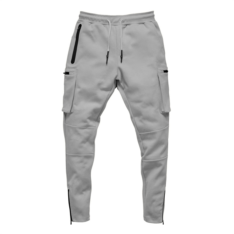 Fashion Stitching Men Pants Fitness Casual Elastic Pants men Bodybuilding Clothing Casual Navy Military Sweatpants Joggers Pants - Image 9