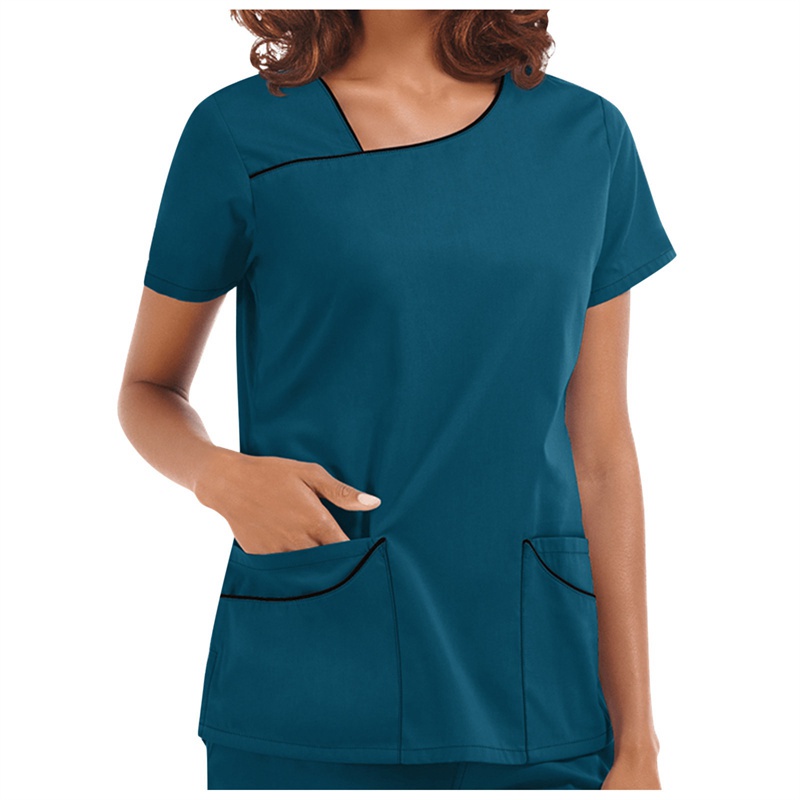 Amazon Operating Room Short Sleeve Hand Washing Suit Female Skin Management Nurses' Uniform Surgeon Disposable Protective Coveralls Work Clothes Female - Image 9