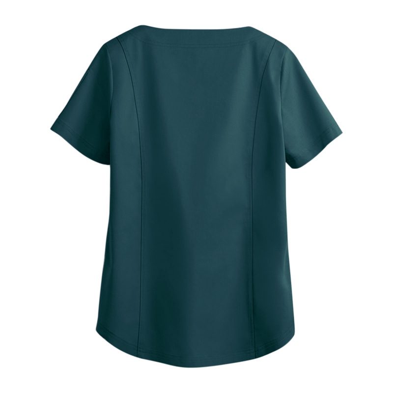 Amazon Operating Room Short Sleeve Hand Washing Suit Women's Jacket Short T Work Clothes Nurse Surgeon Disposable Protective Coveralls Work Clothes B - Image 9