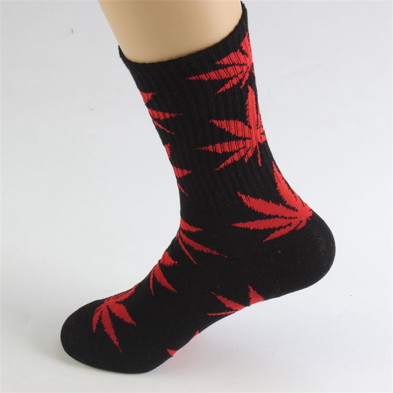 INS Internet Celebrity Mid-Calf Leaf Socks Men and Women Street Sports Skateboard Maple Leaf-Shaped Socks Cotton Stockings Female Trendy Socks Manufacturer - Image 10