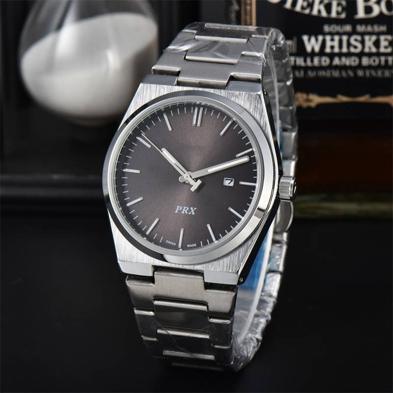 Tissot Three-Pin Men's Watch Steel Strap Watch Quartz Watch Hot Sale Fashion Calendar - Image 9