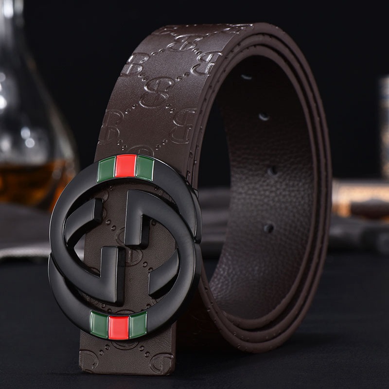 Z Genuine Leather Belts With Letter GG Buckle lentch105-125CM Fashion men Jeans Belt